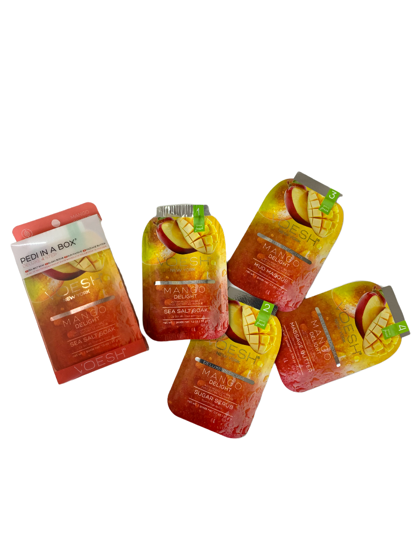 Voesh Pedi in a Box 4 Step Mango Delight